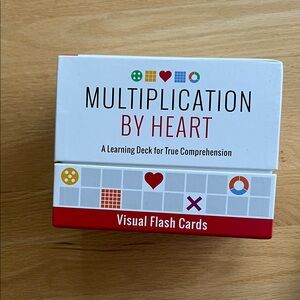 Multiplication by Heart Visual Flash Cards